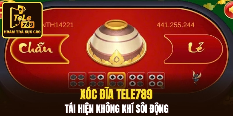 Xóc đĩa Tele789 tái hiện không khí sôi động